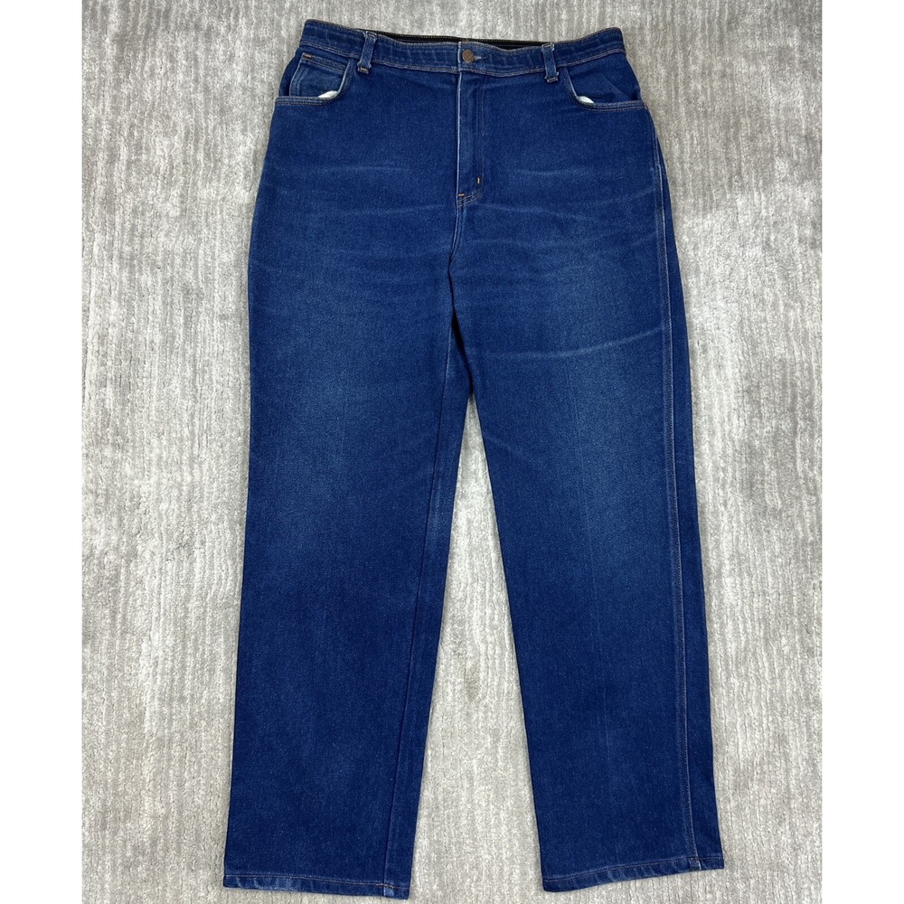 Taylor Togs Jeans Womens 34 Blue High Rise Straight Leg‎ Teddy Bear Vintage 90s